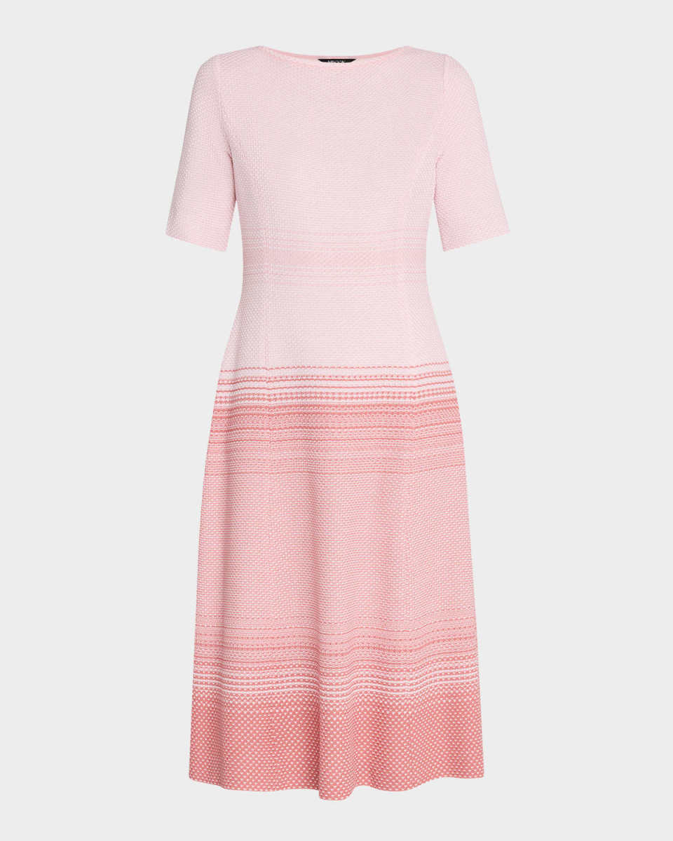 Modern Fit Ombre Knit Midi Dress